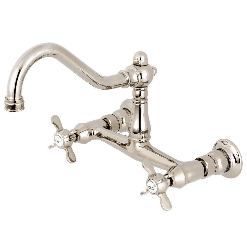 Essex 8 Inch Center Wall Mount Bathroom Faucet - BUILDMYPLACE