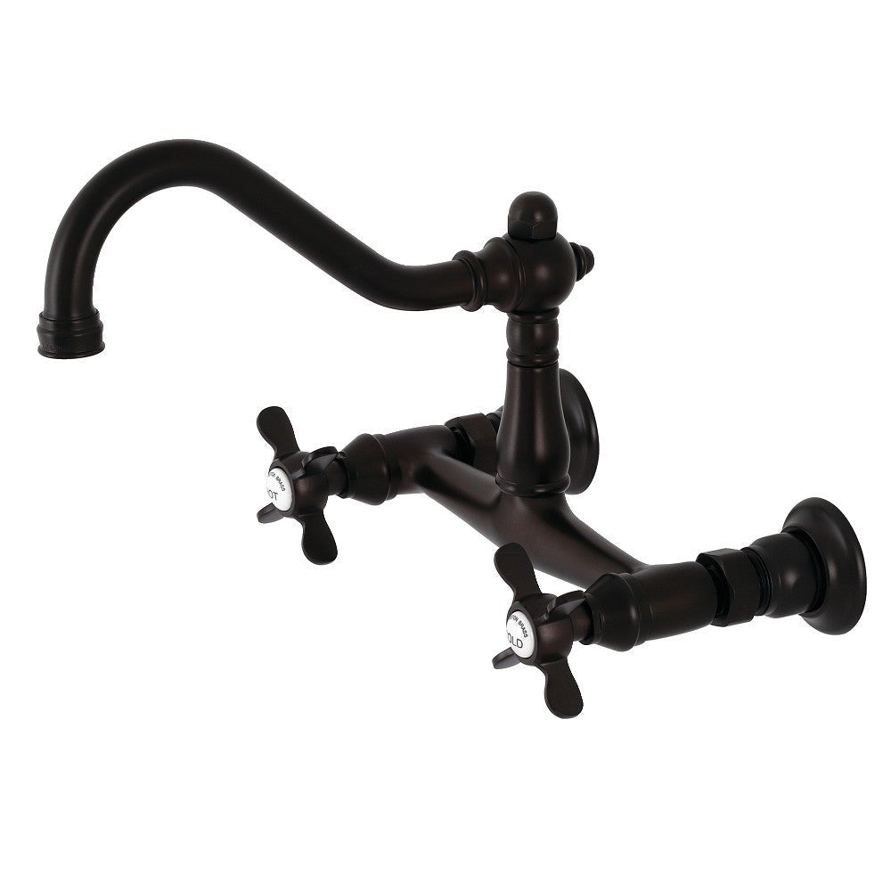 Essex 8 Inch Center Wall Mount Bathroom Faucet - BUILDMYPLACE