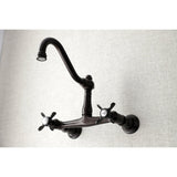 Essex 8 Inch Center Wall Mount Bathroom Faucet - BUILDMYPLACE