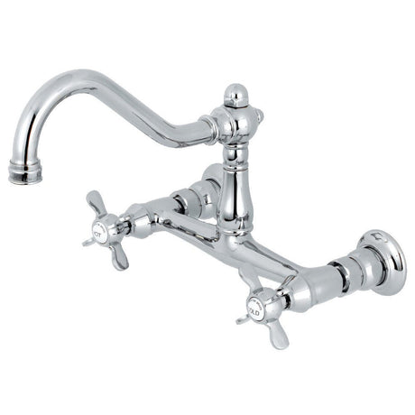 Essex 8 Inch Center Wall Mount Bathroom Faucet - BUILDMYPLACE