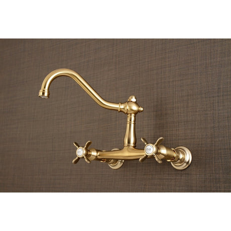 Essex 8 Inch Center Wall Mount Bathroom Faucet - BUILDMYPLACE