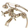 Essex Clawfoot Tub Faucet With Hand Shower In 7.5" Spout Reach - BUILDMYPLACE