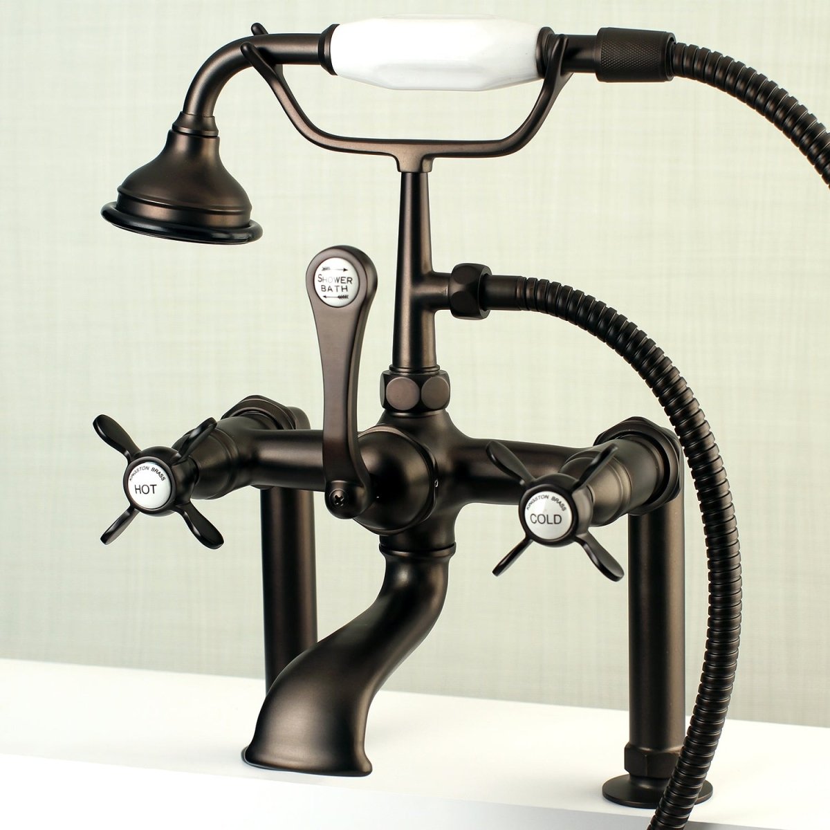 Essex Deck Mount Clawfoot Tub Faucet - BUILDMYPLACE