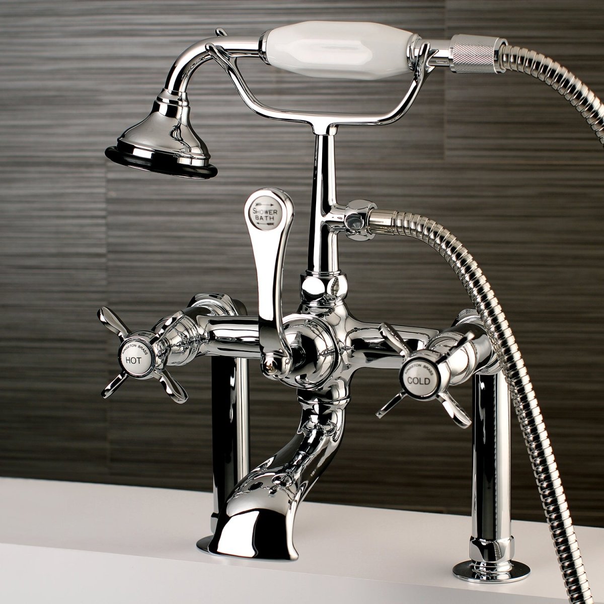 Essex Deck Mount Clawfoot Tub Faucet - BUILDMYPLACE