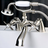 Essex Deck Mount Clawfoot Tub Faucet With Hand Shower - BUILDMYPLACE