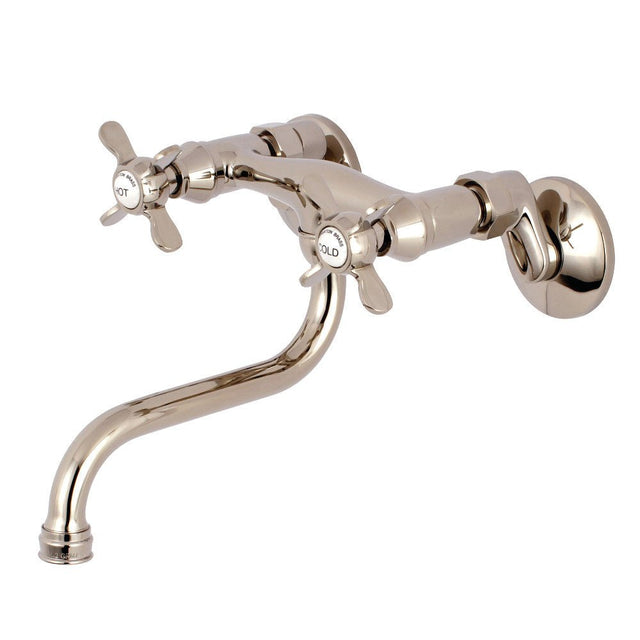 Essex Two Handle Wall Mount Bathroom Faucet - BUILDMYPLACE