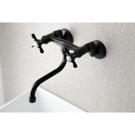 Essex Two Handle Wall Mount Bathroom Faucet - BUILDMYPLACE