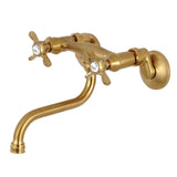 Essex Two Handle Wall Mount Bathroom Faucet - BUILDMYPLACE