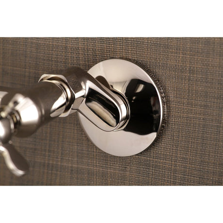 Essex Two Handle Wall Mount Bathroom Faucet W/ Two Hole Installation - BUILDMYPLACE