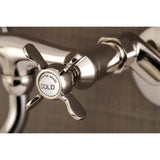 Essex Two Handle Wall Mount Bathroom Faucet W/ Two Hole Installation - BUILDMYPLACE