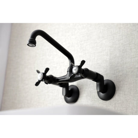 Essex Two Handle Wall Mount Kitchen Faucet - BUILDMYPLACE