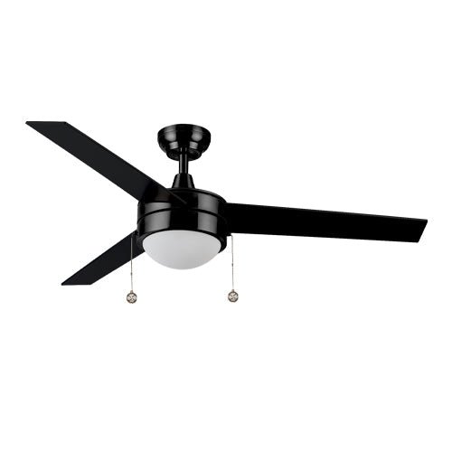 EVERETT 52 Inch 3 - Blade Ceiling Fan with LED Light & Pull Chain - LEDMyPlace