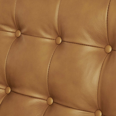 Exalt Tufted Leather Loveseat - BUILDMYPLACE