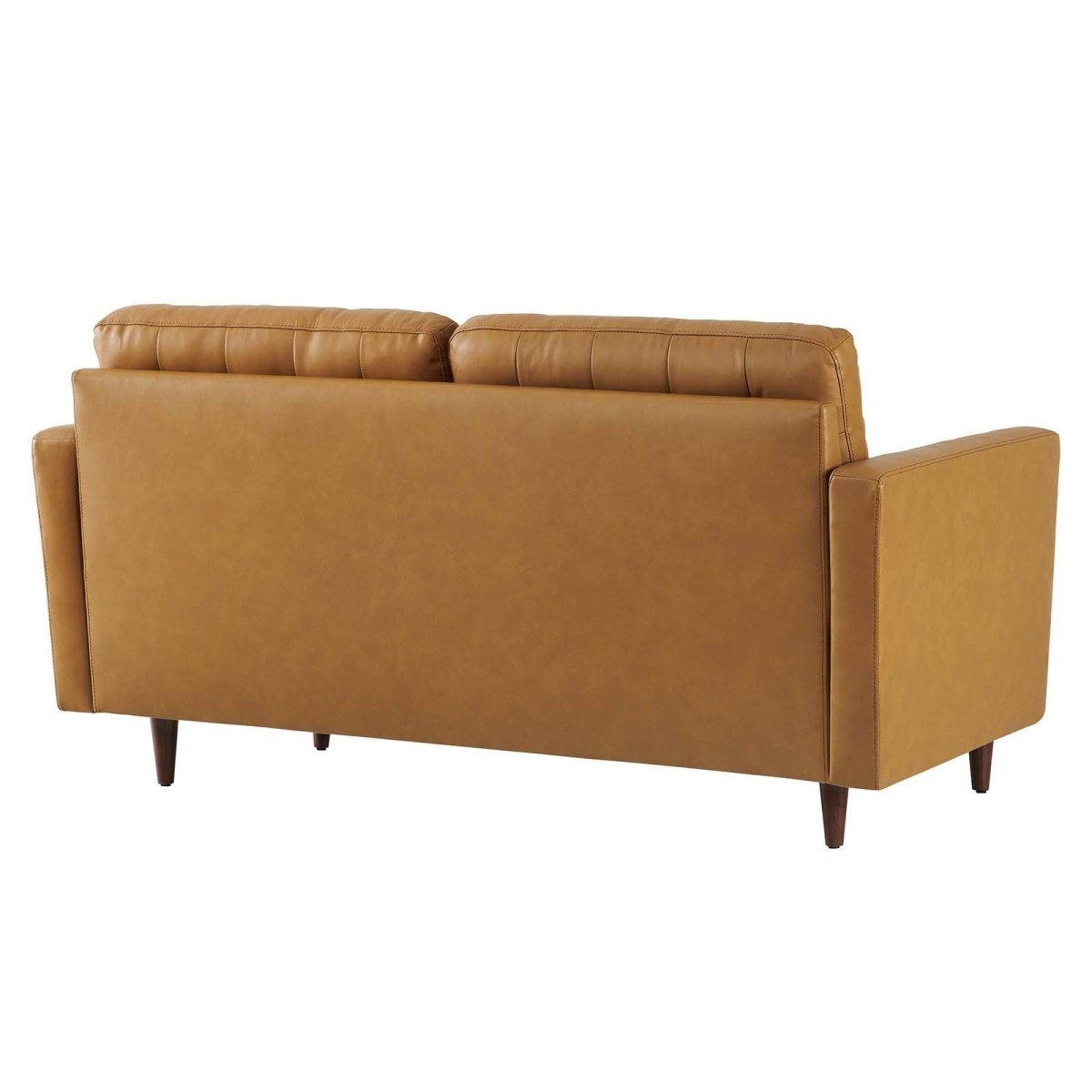 Exalt Tufted Leather Loveseat - BUILDMYPLACE