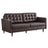 Exalt Tufted Leather Sofa - BUILDMYPLACE