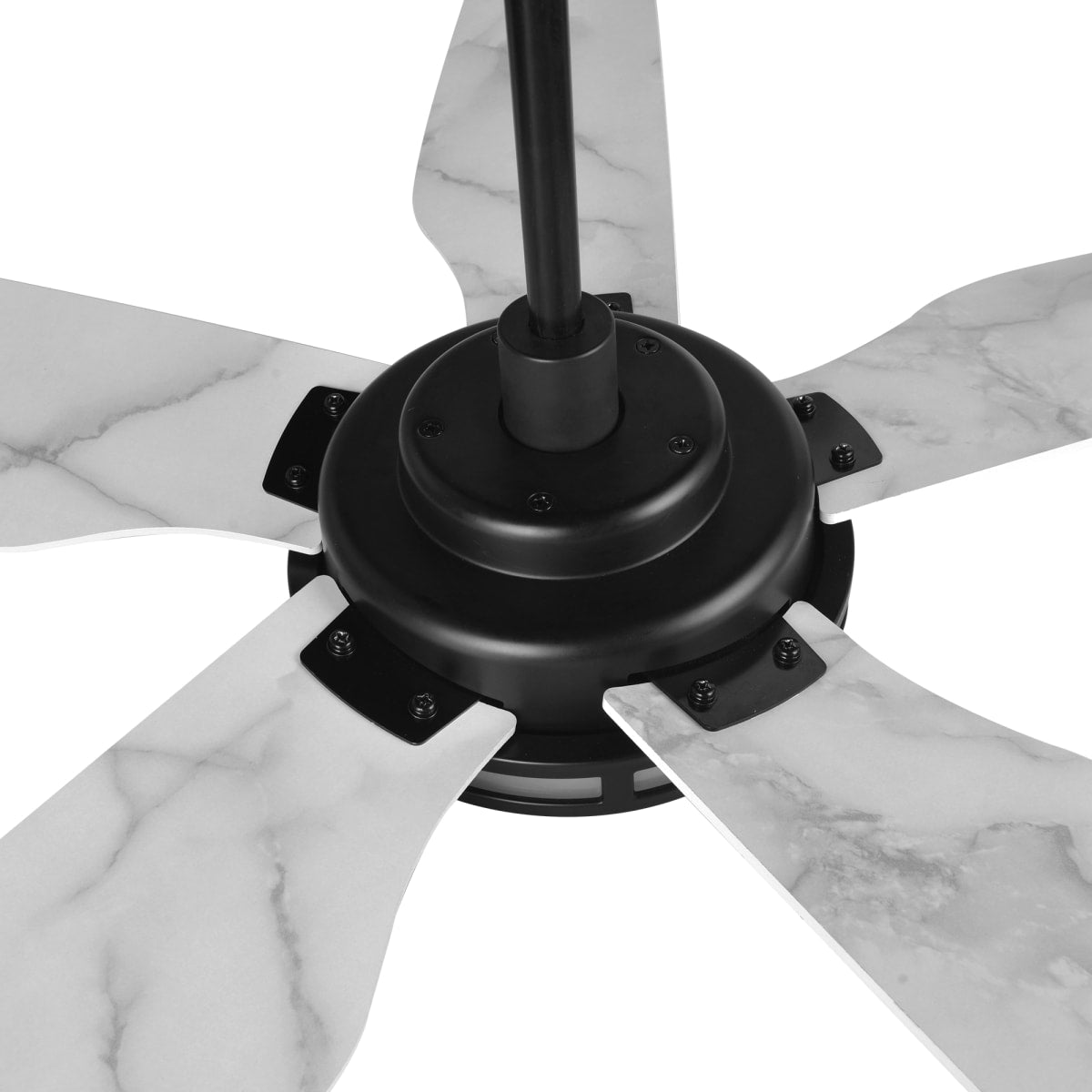 Explorer 52" In. 5 Blade Smart Ceiling Fan with Dimmable LED Light Kit Works with Remote Control, Wi - Fi apps and Voice control via Google Assistant/Alexa/Siri - BUILDMYPLACE