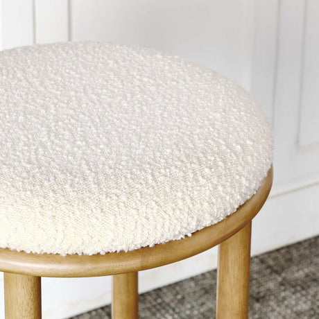 Fable Boucle Fabric Bar Stools - Set of 2 - BUILDMYPLACE