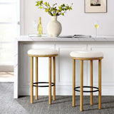 Fable Boucle Fabric Bar Stools - Set of 2 - BUILDMYPLACE