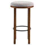 Fable Boucle Fabric Bar Stools - Set of 2 - BUILDMYPLACE
