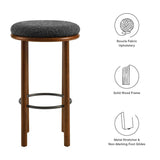 Fable Boucle Fabric Bar Stools - Set of 2 - BUILDMYPLACE