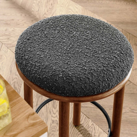 Fable Boucle Fabric Counter Stools - Set of 2 - BUILDMYPLACE