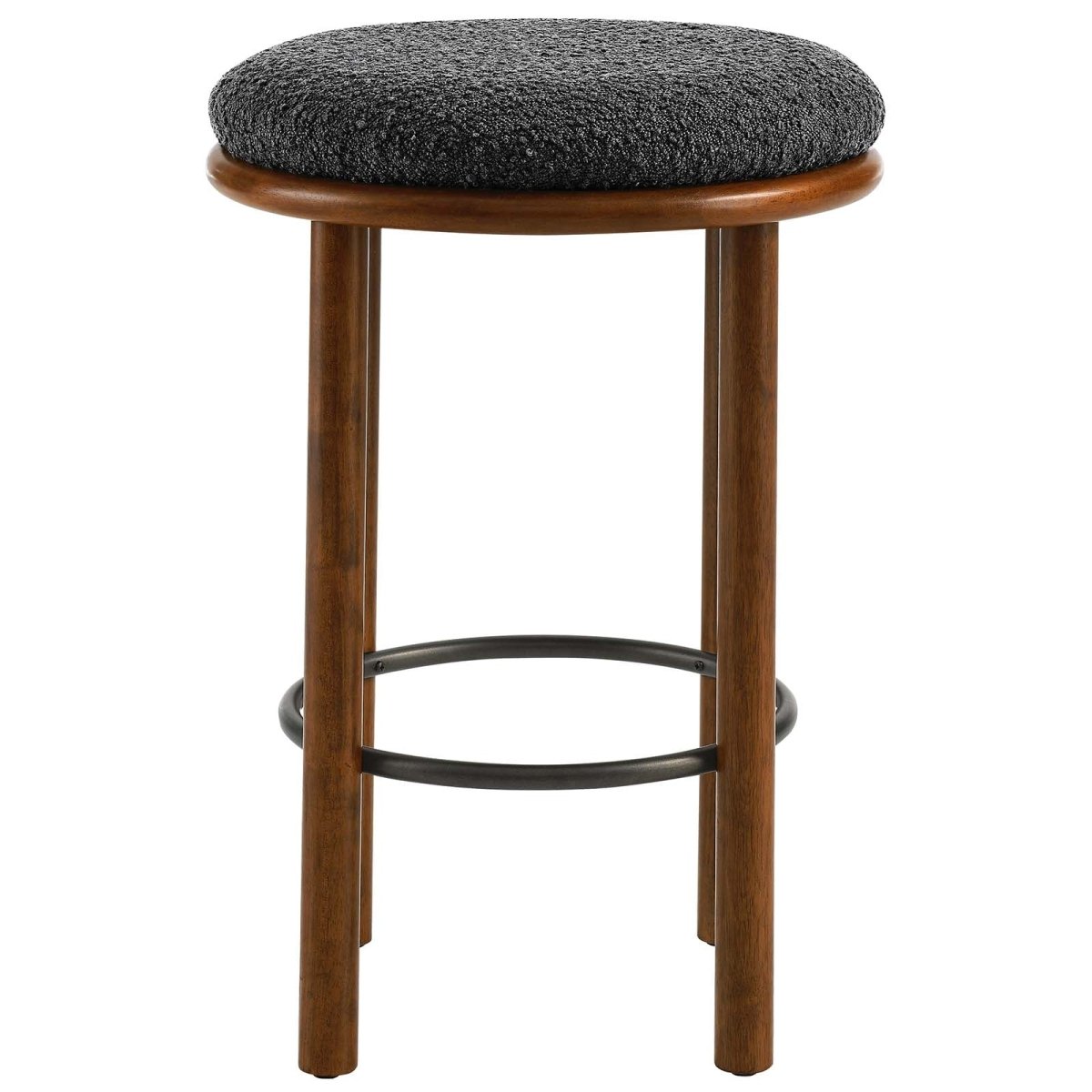 Fable Boucle Fabric Counter Stools - Set of 2 - BUILDMYPLACE