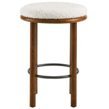 Fable Boucle Fabric Counter Stools - Set of 2 - BUILDMYPLACE