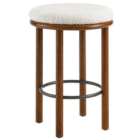 Fable Boucle Fabric Counter Stools - Set of 2 - BUILDMYPLACE