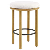 Fable Boucle Fabric Counter Stools - Set of 2 - BUILDMYPLACE