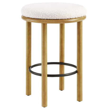 Fable Boucle Fabric Counter Stools - Set of 2 - BUILDMYPLACE