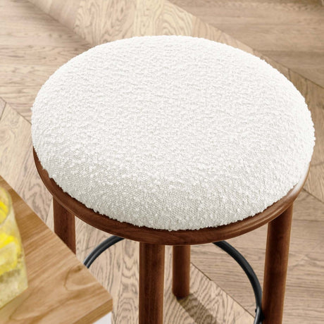 Fable Boucle Fabric Counter Stools - Set of 2 - BUILDMYPLACE