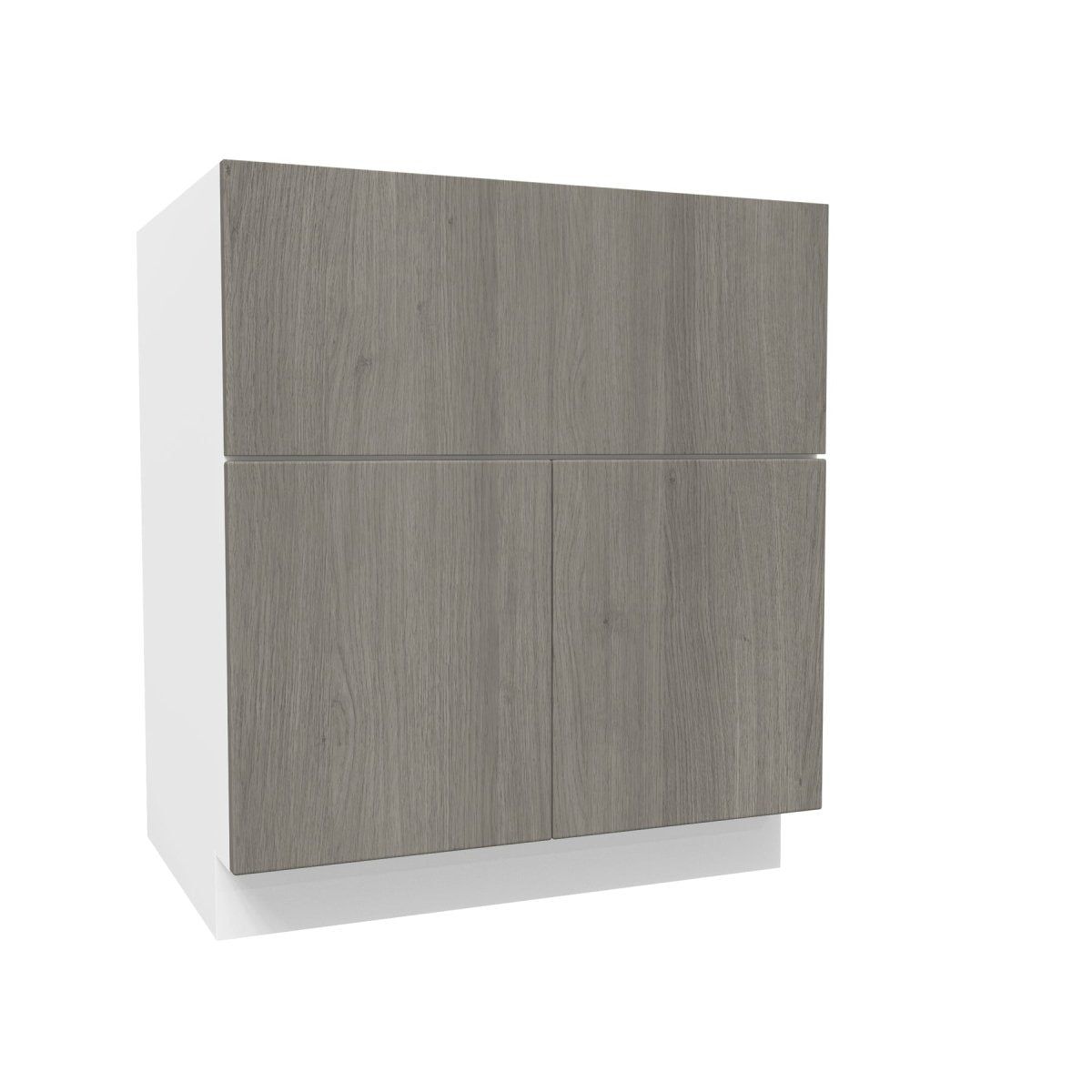 Farm Sink Base Cabinet| Matrix Silver | 30W x 34.5H x 24D - BUILDMYPLACE