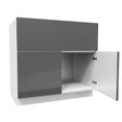 Farm Sink Base Cabinet | Milano Slate | 36W x 34.5H x 24D - BUILDMYPLACE