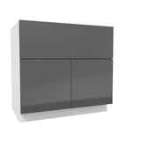 Farm Sink Base Cabinet | Milano Slate | 36W x 34.5H x 24D - BUILDMYPLACE