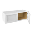 Fashion White - 24" Deep Wall Cabinet | 33"W x 12"H x 24"D - BUILDMYPLACE