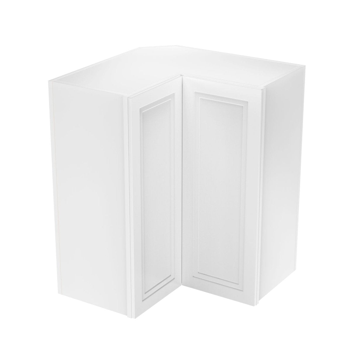 Fashion White - Corner Wall Cabinet | 24"W x 30"H x 12"D - BUILDMYPLACE