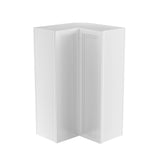 Fashion White - Corner Wall Cabinet | 24"W x 42"H x 12"D - BUILDMYPLACE