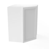 Fashion White - Corner Wall Cabinet | 27"W x 36"H x 12"D - BUILDMYPLACE