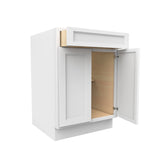 Fashion White - Double Door Base Cabinet | 24"W x 34.5"H x 24"D - BUILDMYPLACE