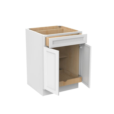 Fashion White - Double Door Base Cabinet | 24"W x 34.5"H x 24"D - BUILDMYPLACE