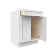 Fashion White - Double Door Base Cabinet | 24"W x 34.5"H x 24"D - BUILDMYPLACE