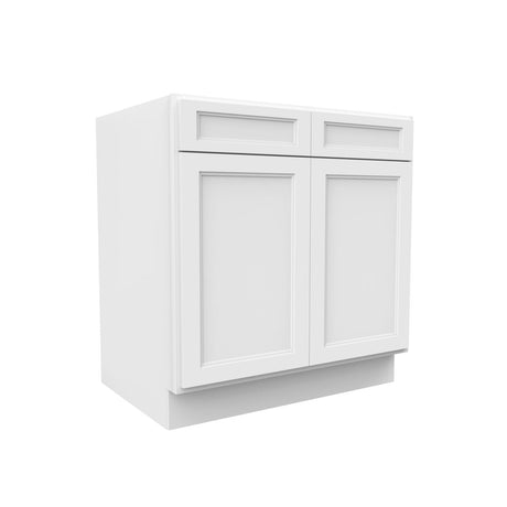 Fashion White - Double Door Base Cabinet | 33"W x 34.5"H x 24"D - BUILDMYPLACE