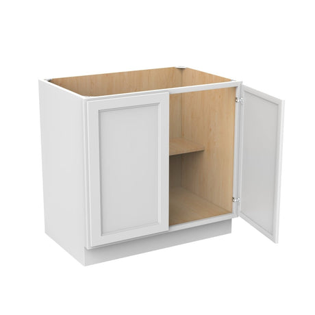 Fashion White - Double Door Base Cabinet | 36"W x 34.5"H x 24"D - BUILDMYPLACE