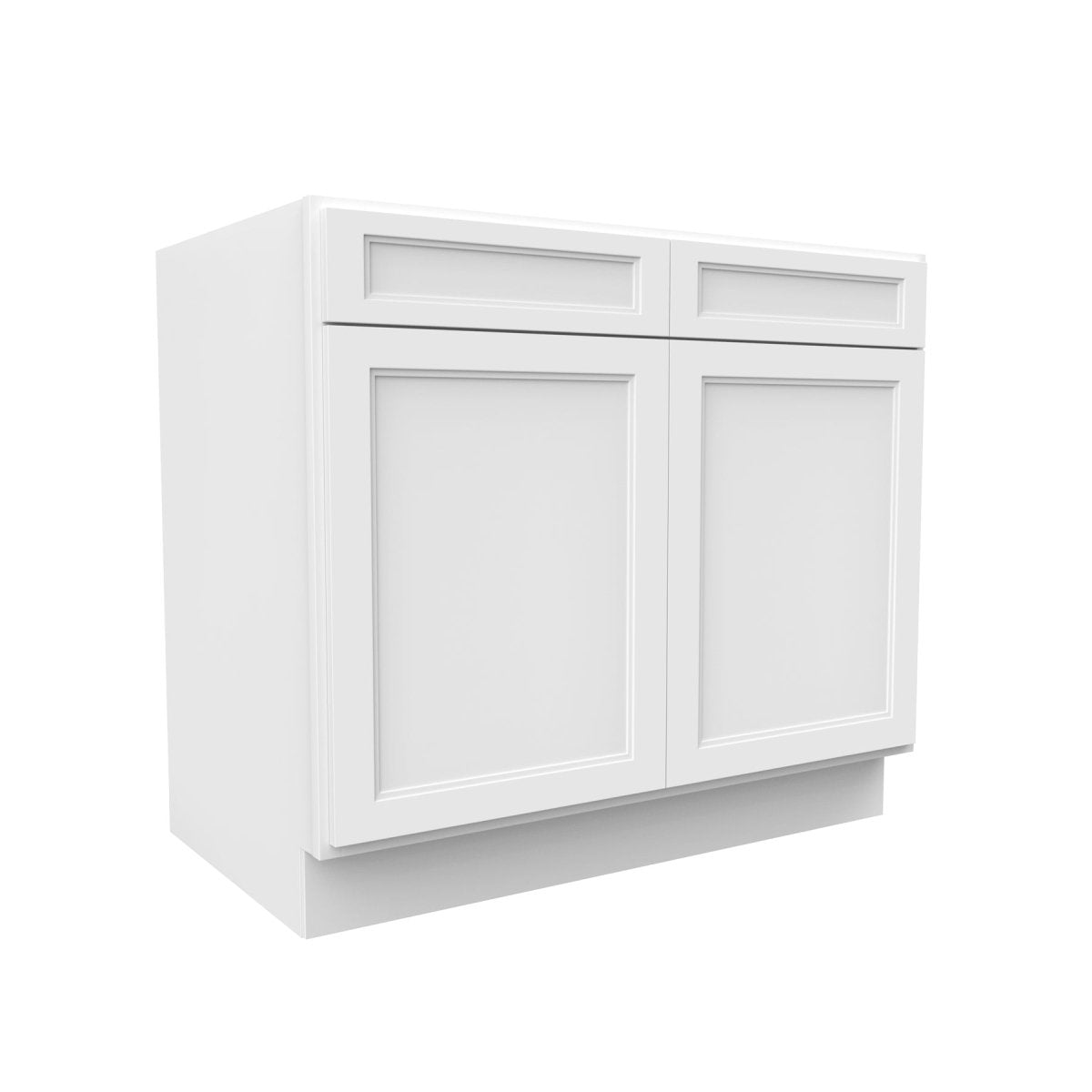 Fashion White - Double Door Base Cabinet | 39"W x 34.5"H x 24"D - BUILDMYPLACE