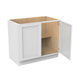 Fashion White - Double Door Base Cabinet | 39"W x 34.5"H x 24"D - BUILDMYPLACE