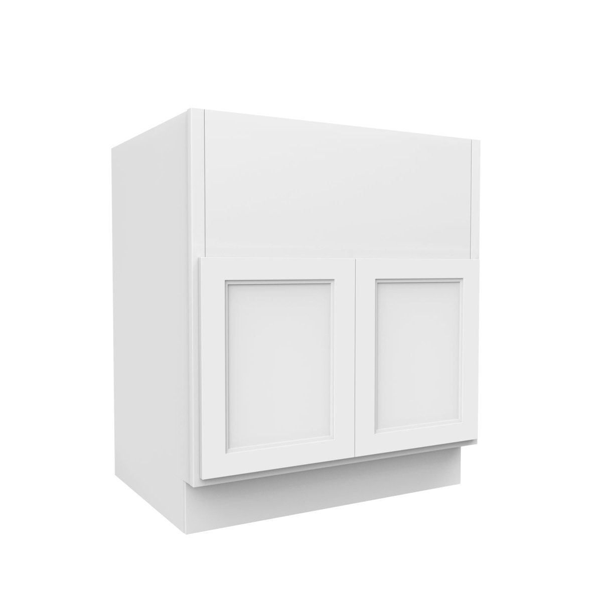 Fashion White - Double Door Farm Sink Base Cabinet | 30"W x 34.5"H x 24"D - BUILDMYPLACE