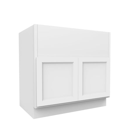 Fashion White - Double Door Farm Sink Base Cabinet | 36"W x 34.5"H x 24"D - BUILDMYPLACE