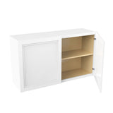 Fashion White - Double Door Wall Cabinet | 42"W x 24"H x 12"D - BUILDMYPLACE