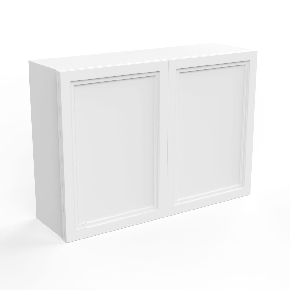 Fashion White - Double Door Wall Cabinet | 42"W x 30"H x 12"D - BUILDMYPLACE