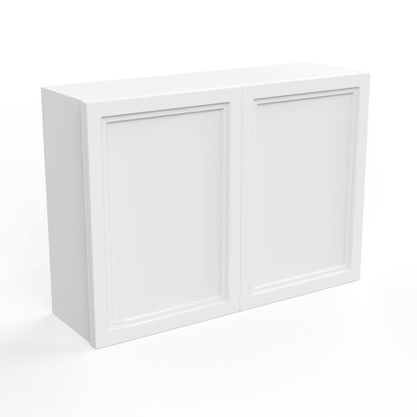 Fashion White - Double Door Wall Cabinet | 42"W x 30"H x 12"D - BUILDMYPLACE